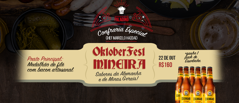 22/10 • Confraria 🍻 “Oktoberfest Mineira” 🥩